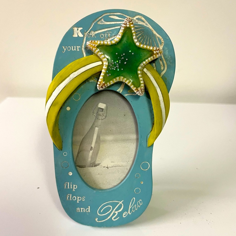 Flip Flop Wooden Picture Frame